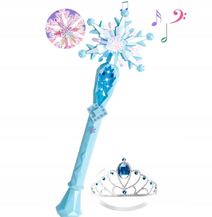 COSTUME ICE QUEEN SCEPTER CROWN 35 CM EAN (GTIN) 5904326448520