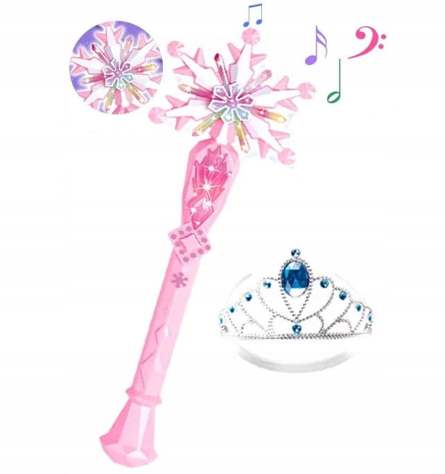 COSTUME ICE QUEEN SCEPTER CROWN 35 CM Manufacturer code 34cm