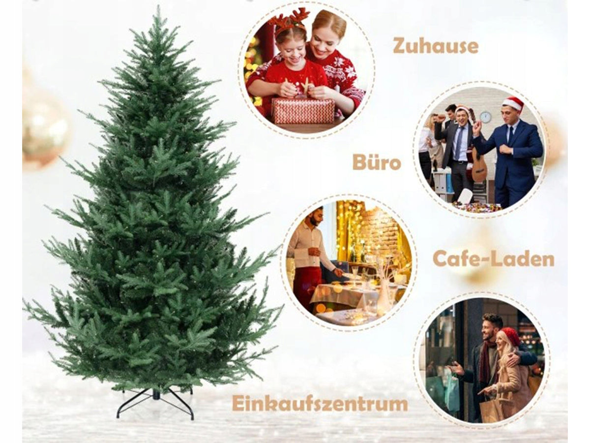 COSTWAY CHRISTMAS TREE ARTIFICIAL LED ON STAND 210CM Brand Costway
