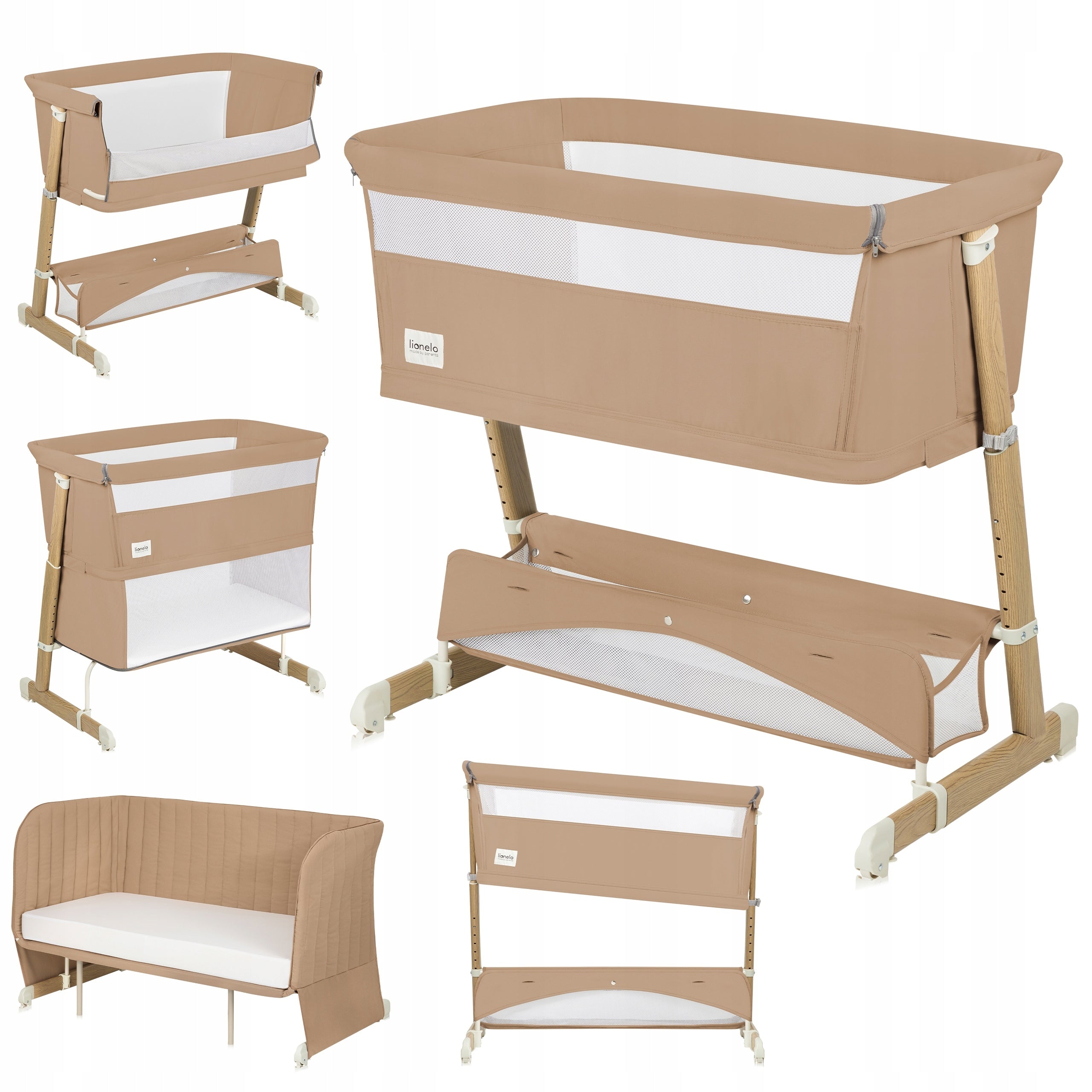 COT DELIVERY SOFA BED 5in1 LIONELO LO-THOMI PLUS BEIGE CARMEL