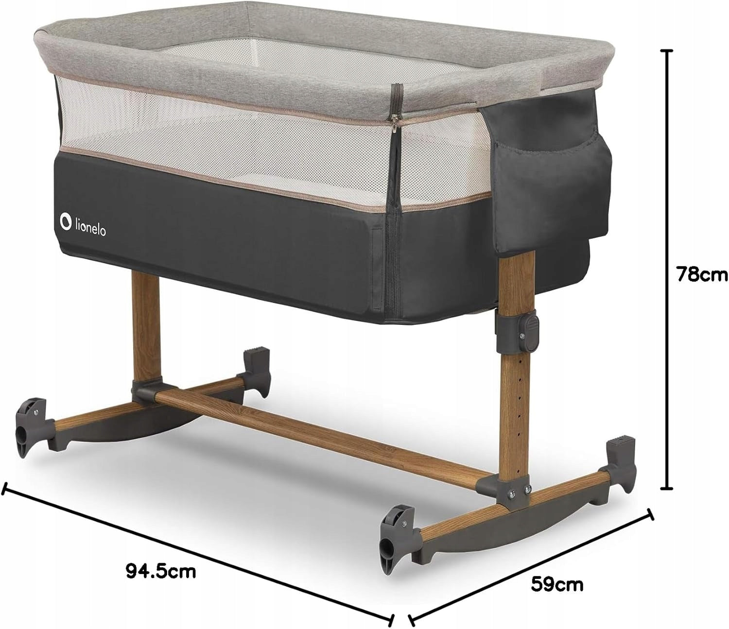 COT LIONELO TOURIST CHILDREN'S BED ADJUSTABLE FANCY HIT Brand Lionelo