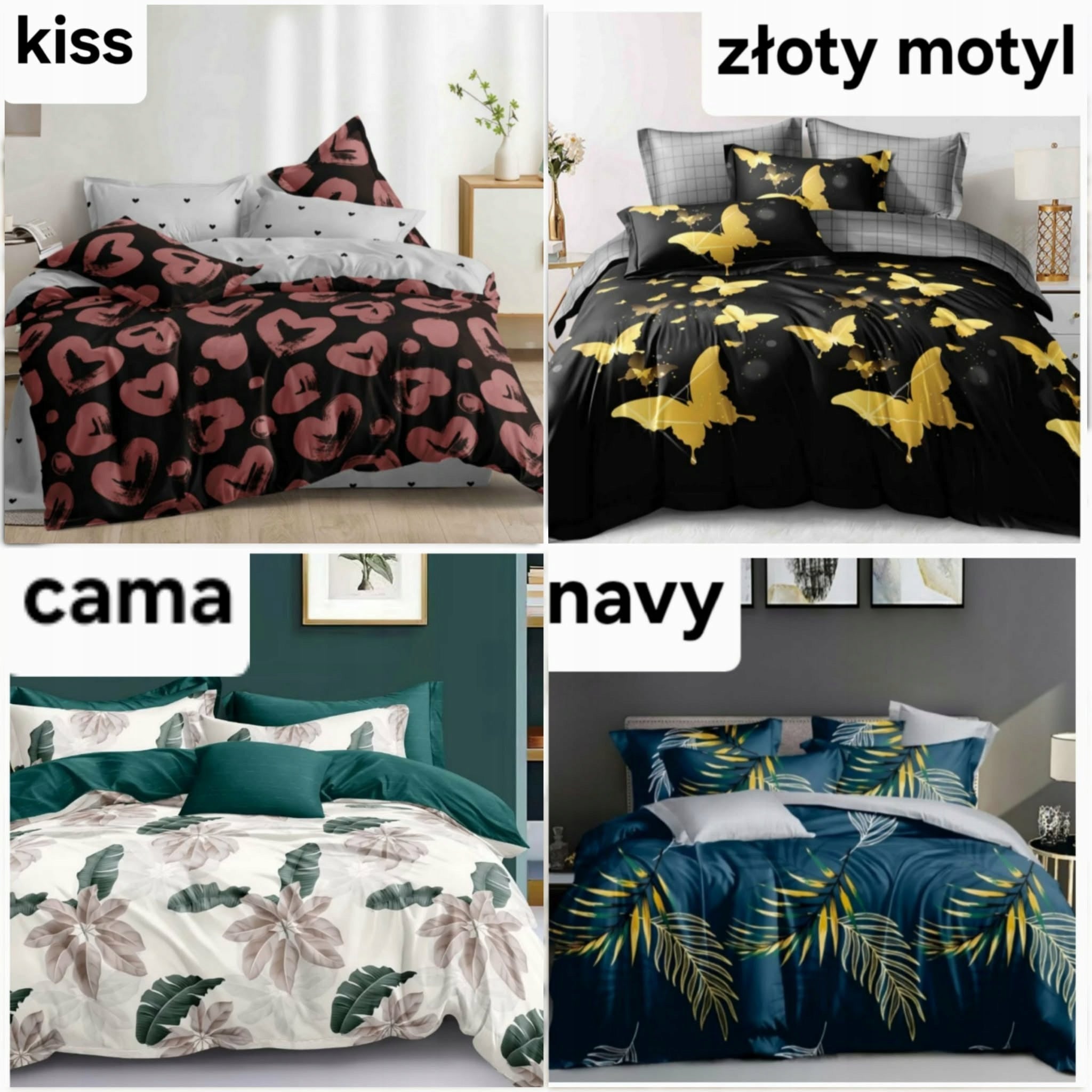 COTTON BEDDING 160x200 pillowcases + sheet Brand no brand