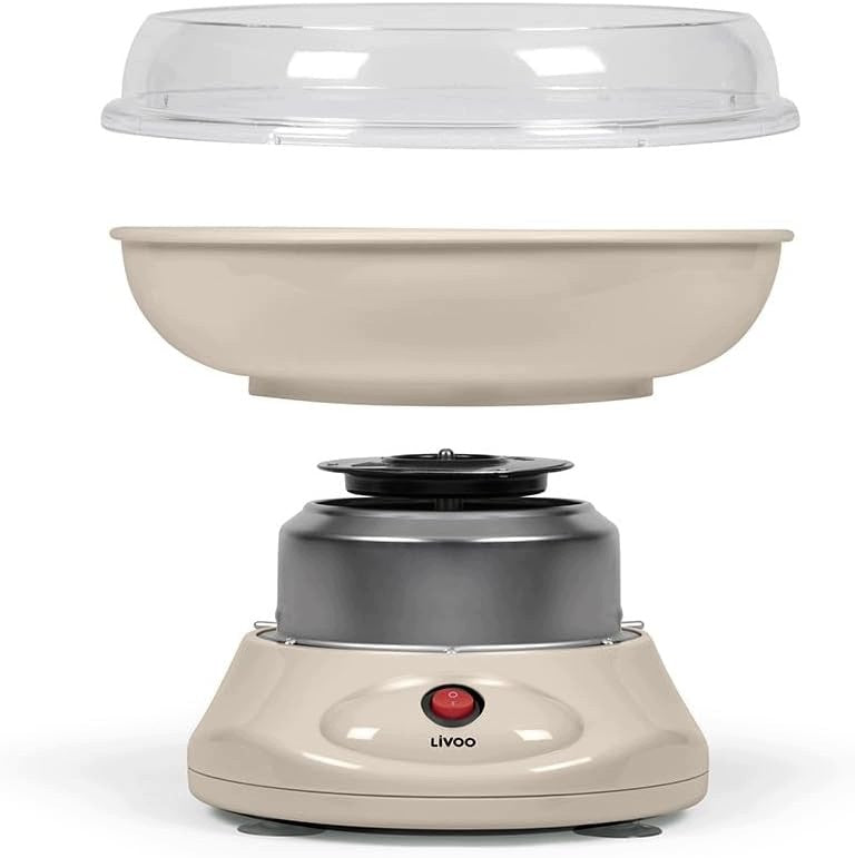 COTTON CANDY MACHINE LIVOO DOM468C 450W REMOVABLE COVER Brand Livoo