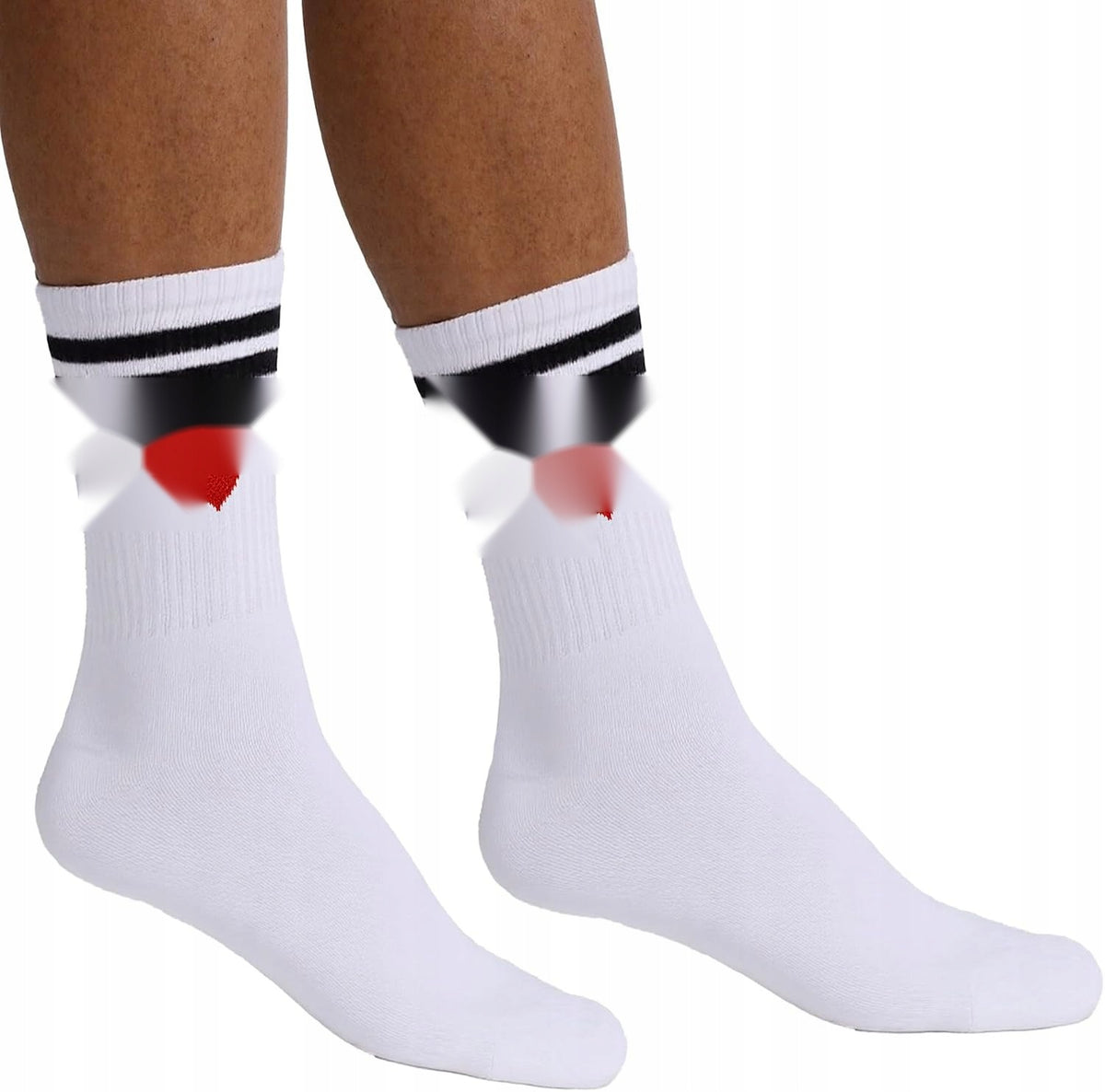 COTTON SOCKS WHITE WOMEN MODERN DESIGNS ADULT ONE PAIR Manufacturer code 5908107803249