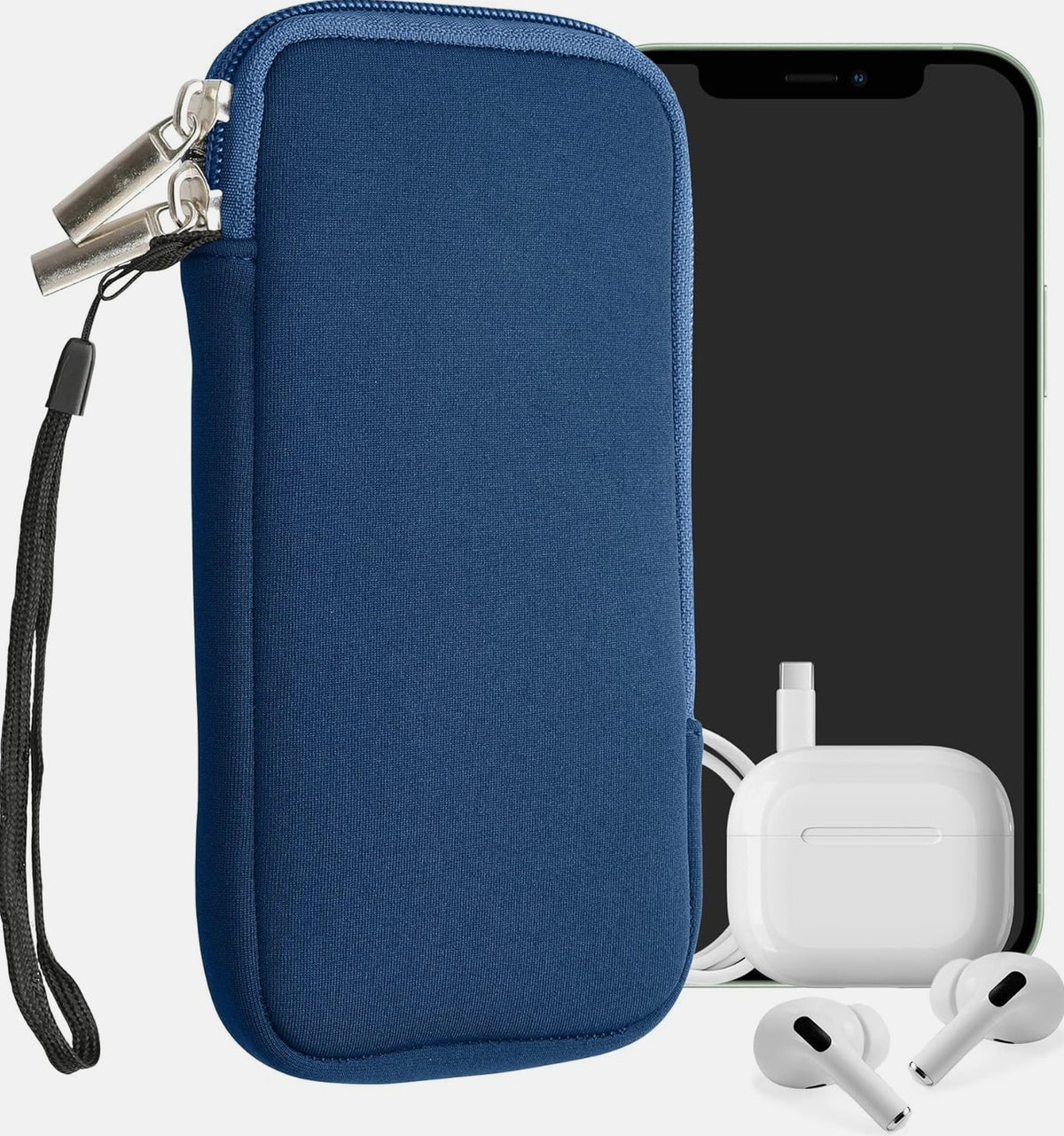 COVER 7 INCHES CASE SMARTPHONE CASE PROTECTION PHONE NEOPRENE BLUE