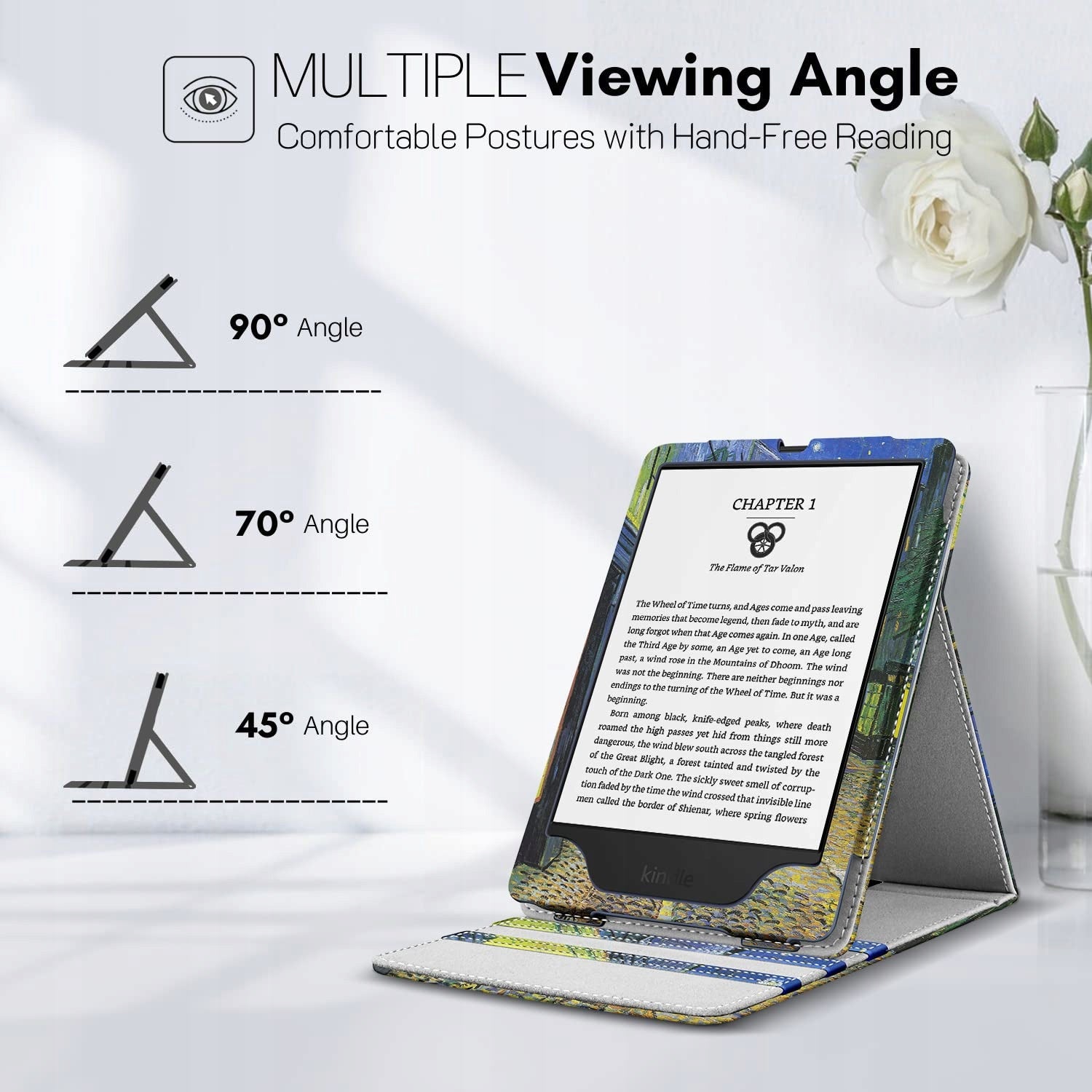 COVER CASE KINDLE READER GEN. 11 2022 PROTECTION STAND Packaging status original