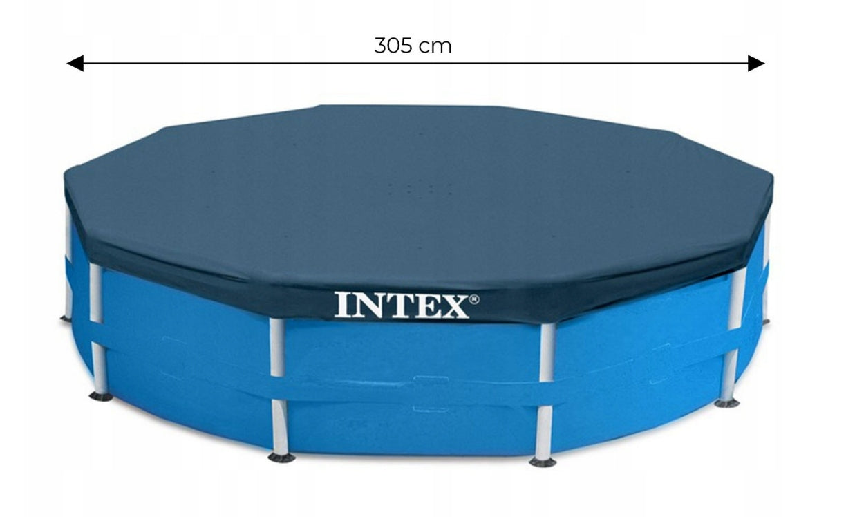 COVER FOR FRAME POOL Intex 305 cm tarpaulin protective film Manufacturer code POKRYWA NA BASEN INTEX 305 POKROWIEC