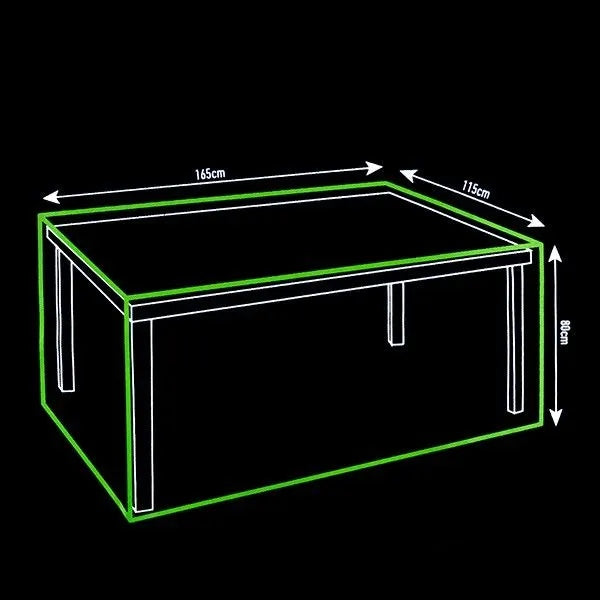 COVER FOR GARDEN TABLE 165X115X80CM PROGARDEN Manufacturer code FC4630040