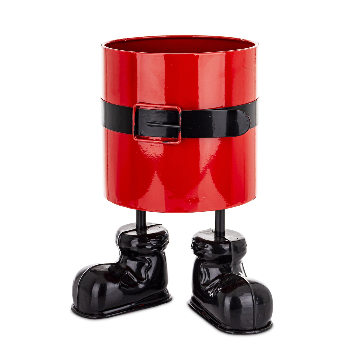COVER POT SANTA CLAUS RED WITH SHOES AP