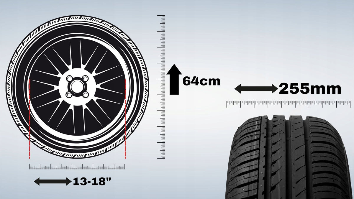 COVER TIRE COVERS WHEELS 4PCS 13-18" INCHES WATERPROOF LARGE SET Manufacturer Wobell