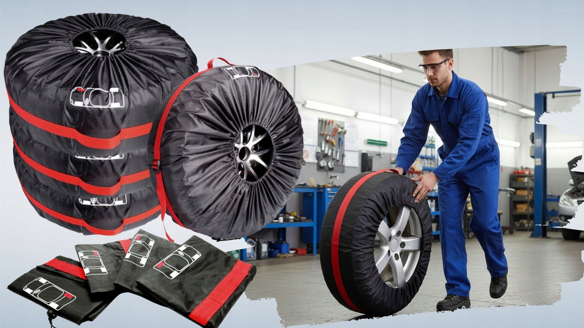 COVER TIRE COVERS WHEELS 4PCS 13-18" INCHES WATERPROOF LARGE SET Packaging status original