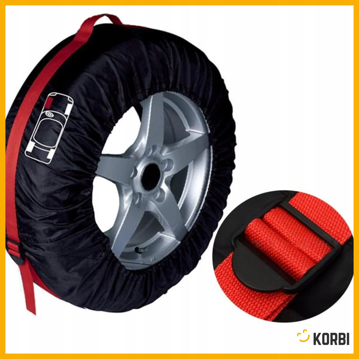 COVERS WHEEL TIRE COVER 4 PIECES 13 14 15 16 INCHES WATERPROOF SET Manufacturer's catalog number 13 14 15 16 cale
