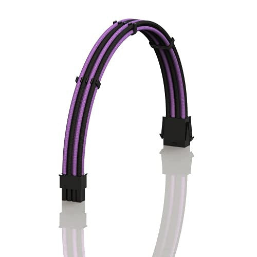 CPU POWER CABLE 8 PIN 4+4 ATX 50CM DOG EXTENSION BRAIDED FOR HOME Brand no brand