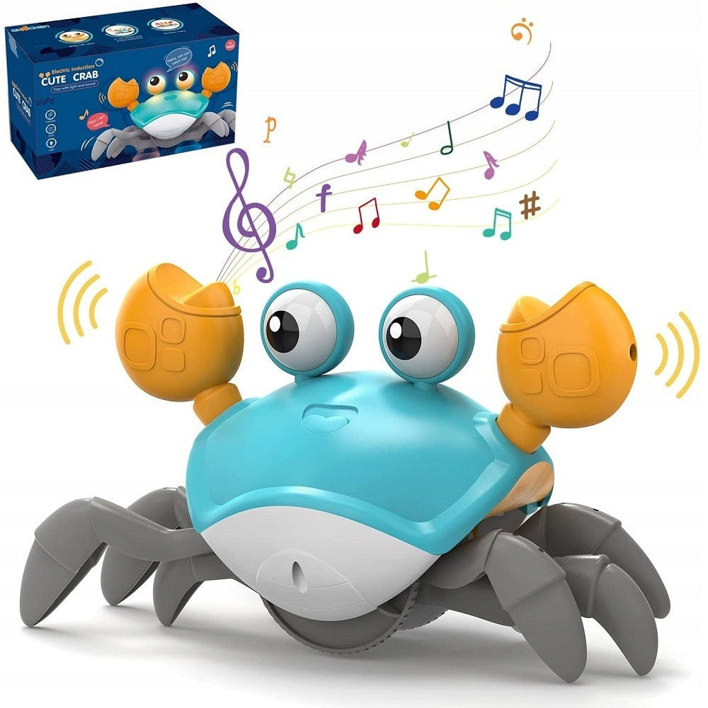 CRAB CRAWLING INTERACTIVE WITH SOUND GREEN ESCAPING WALKING TOY Manufacturer code 5906765610605