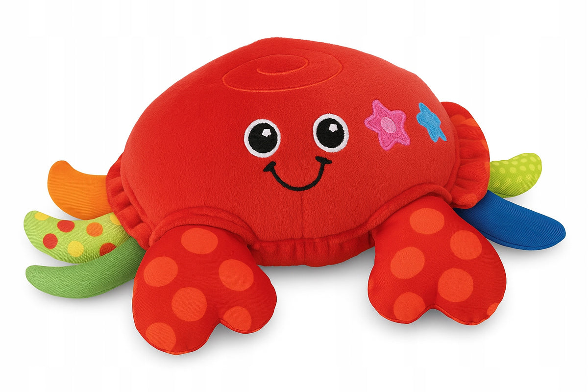 CRAB FOR CRAWLING Smily Play Interactive Vibrates Sounds Red 3m+