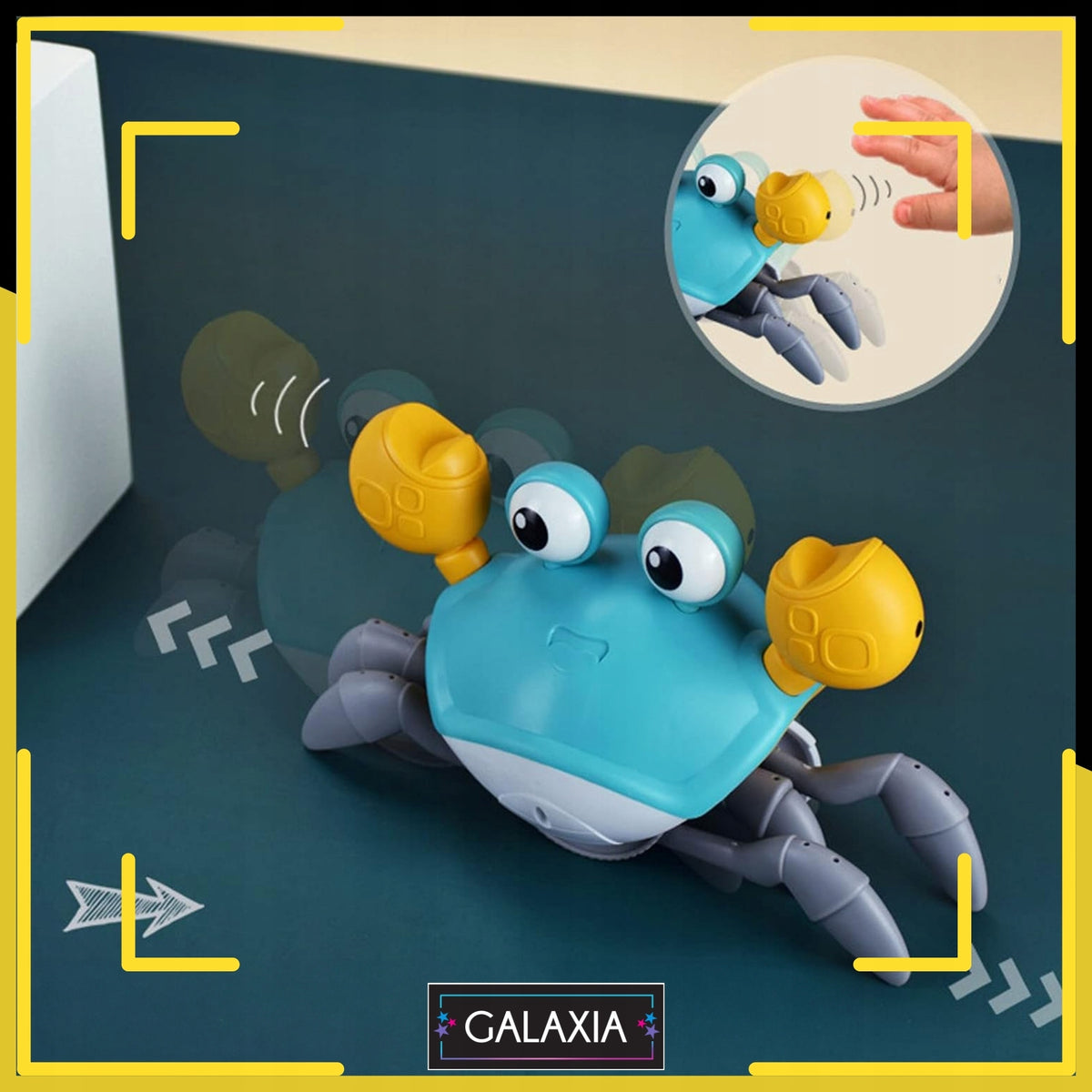 CRAB WALKING Running Crawling Toy Interactive LEARNING TO CRAWL Manufacturer code Krab marki GALAXIA