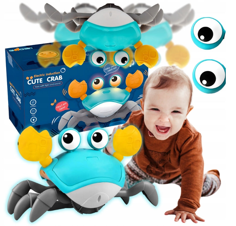 CRAB WALKING Running Toy Interactive LEARNING TO CRAWL GIFT