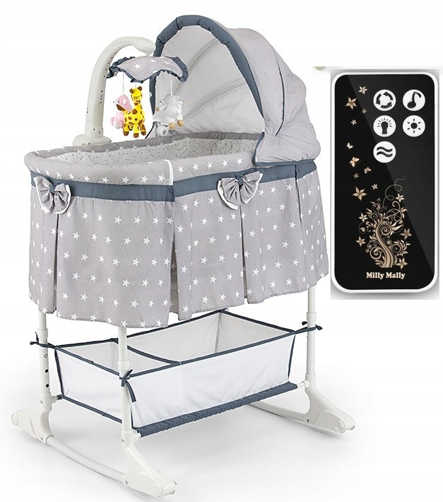 CRADLE MILLY MALLY MELODY LUX 4in1 +PILOT +BEDDING