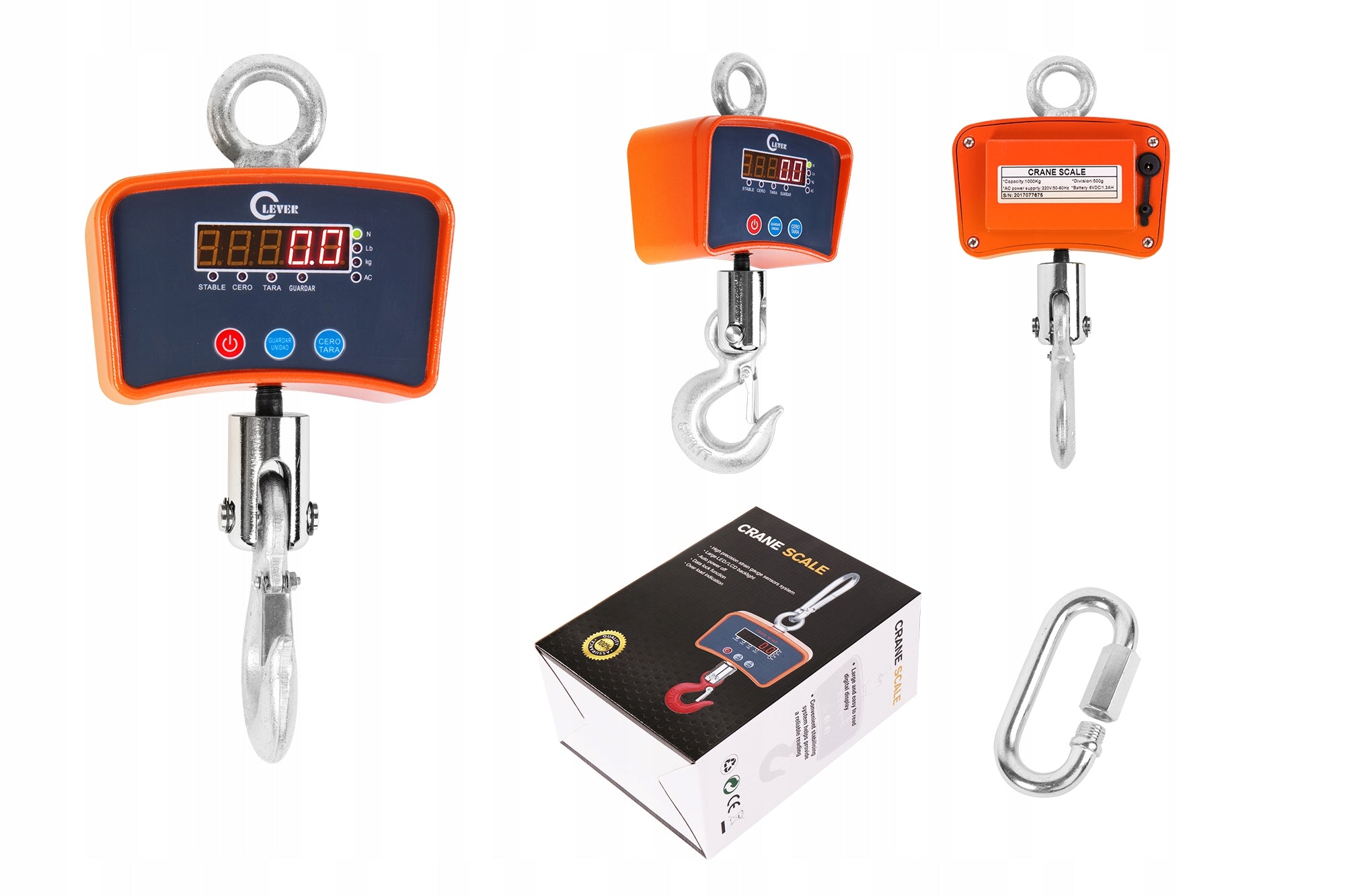 CRANE HOOK WEIGHT 1000KG 1T WAREHOUSE SUSPENDED BIG BAGS HANGING