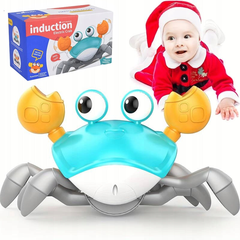 CRAWLING CRAB INTERACTIVE TOY FOR BABY MUSIC LED LEARNING TO WALK