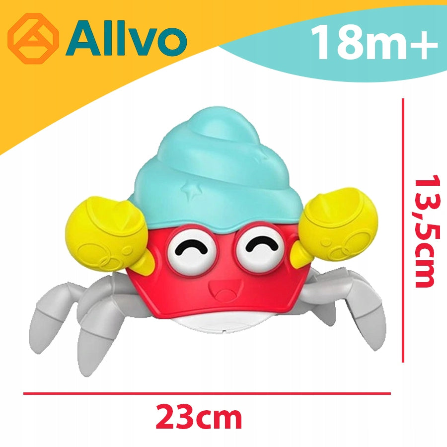 CRAWLING CRAB INTERACTIVE TOY FOR CHILDREN TO CRAWL ESCAPING Kid's age 18+ months
