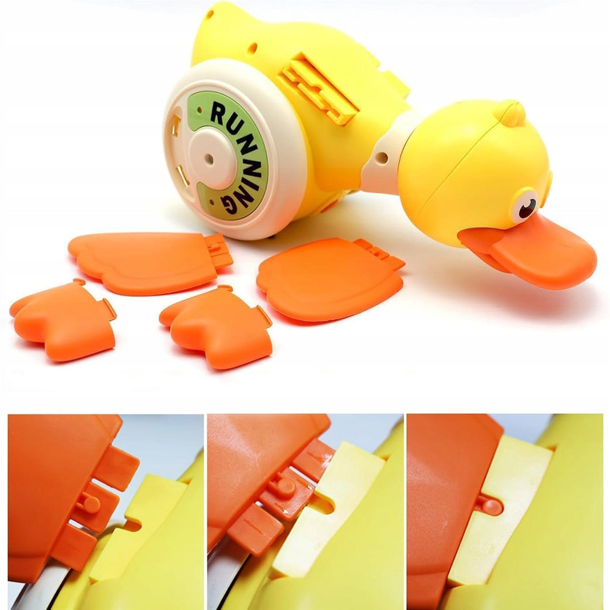 CRAWLING DUCK INTERACTIVE TOY FOR KIDS WITH CRAWLING MUSIC