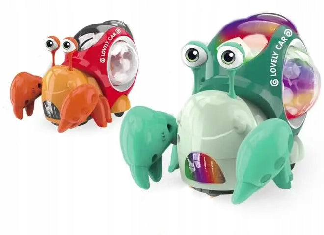 CRAWLING SNAILS INTERACTIVE SAVIOR WITH SOUND LED INTERACTIN GREEN Packaging status original