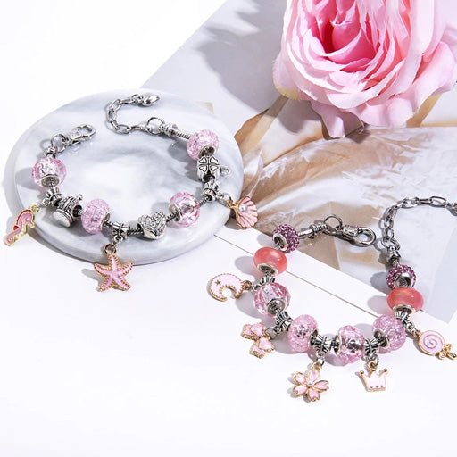 CREATIVE JEWELRY MAKING SET FOR BRACELETS AND PENDANTS + BOX Brand no brand