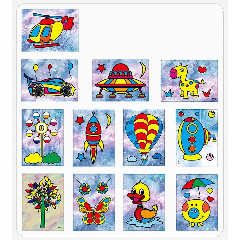 CREATIVE SAND PAINTING KIT FOR BABY KIDS PAINTING DIH Manufacturer code zestaw do malowania piaskiem