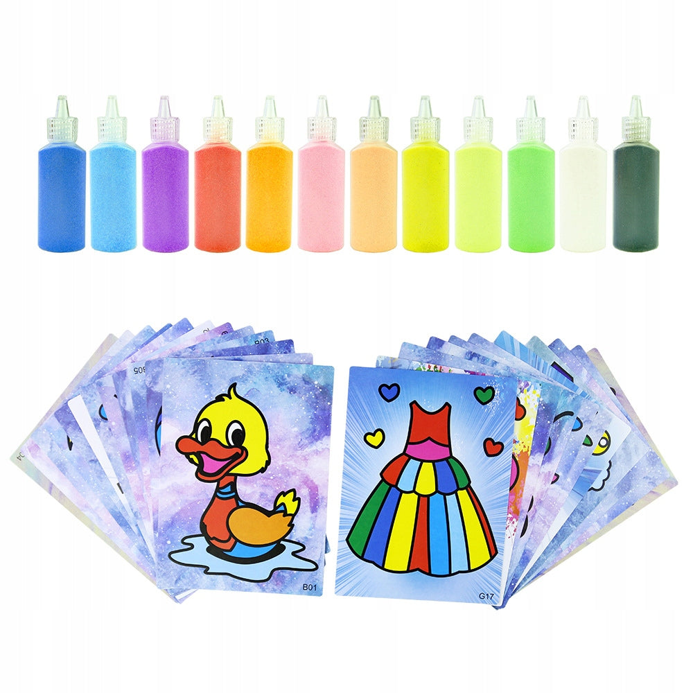CREATIVE SAND PAINTING KIT FOR BABY KIDS PAINTING DIH Packaging status original