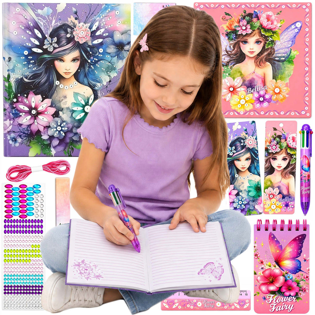 CREATIVE SET 10 elements DIARY FOR GIRLS to Decorate Manufacturer code 5901583299339