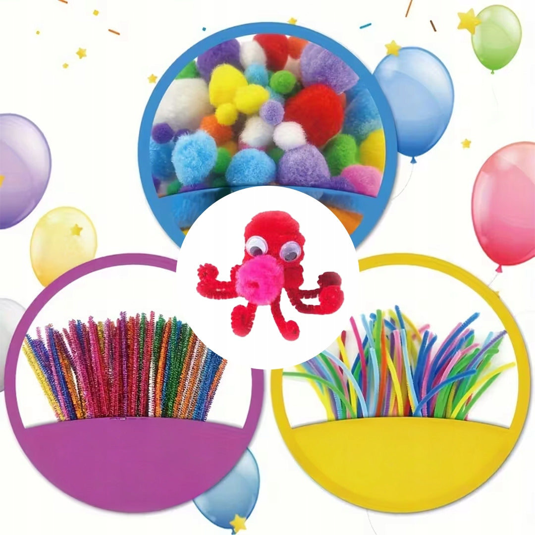 CREATIVE SET FOR CHILDREN PLASTIC 1200 ARTISTIC HANDICRAFT GIFT Manufacturer code 007946 ZESTAW DO PRAC RĘCZNYCH