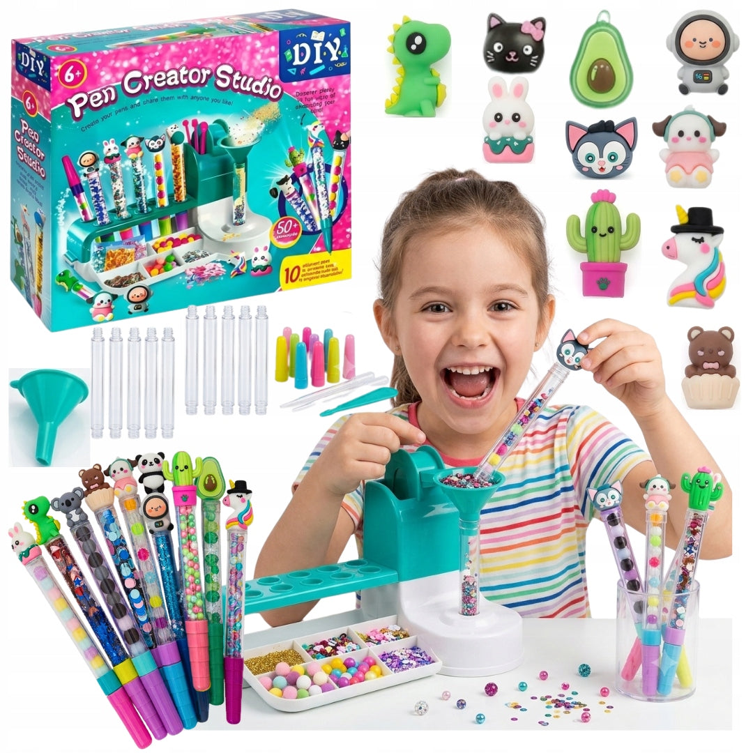 CREATIVE SET FOR GIRL PENS GIFT FOR 6 7 8 9 YEAR OLD DIY Packaging status original