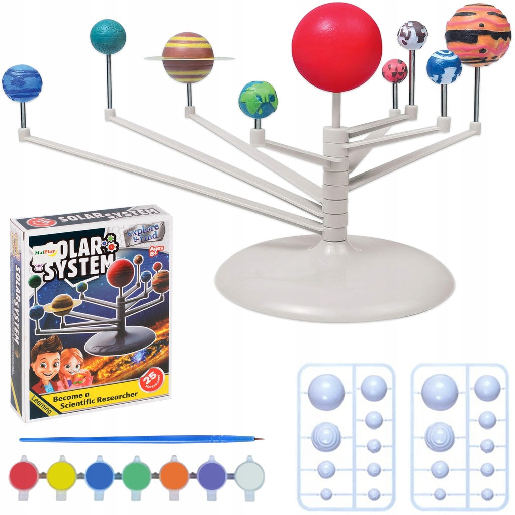 CREATIVE SET FOR PAINTING SOLAR SYSTEM EDUCATIONAL MODEL PLANET 3D