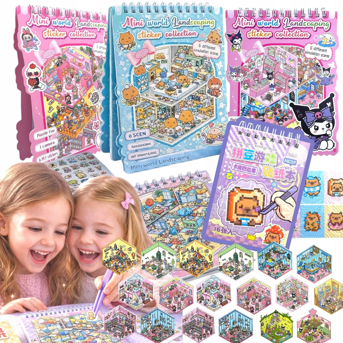 CREATIVE SET PREMIUM Sticker HOUSES Stickers 1440 Scenes 24 + BONUS