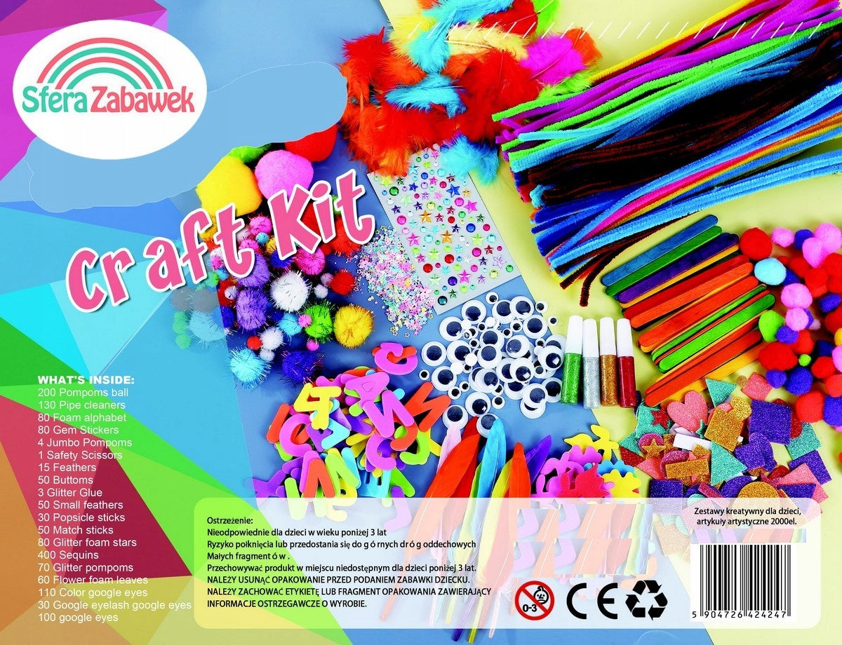 CREATIVE SET XXXL PLASTIC FOR CHILDREN AS A GIFT LARGE DIY FOR HANDICRAFTS Packaging status original