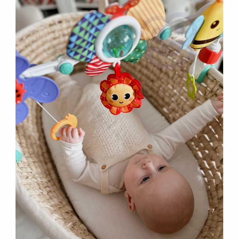 CRIB PENDANT STROLLER HEADBAND SENSORY BOW CAR SEAT RATTLE 0+ Kind toy bars