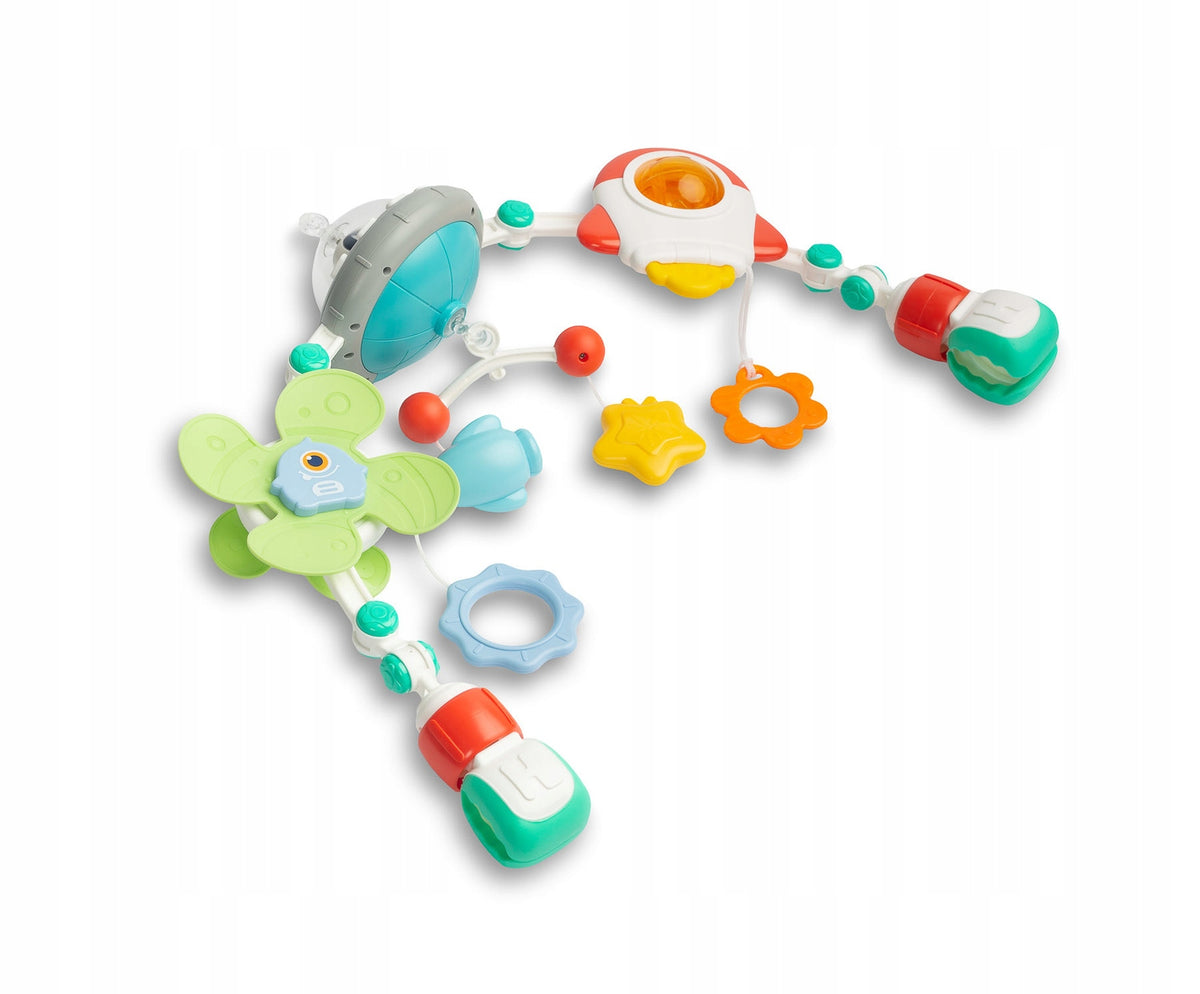 CRIB STROLLER HEADBAND PENDANT SENSORY RATTLE COLORFUL CAROUSEL Packaging status original