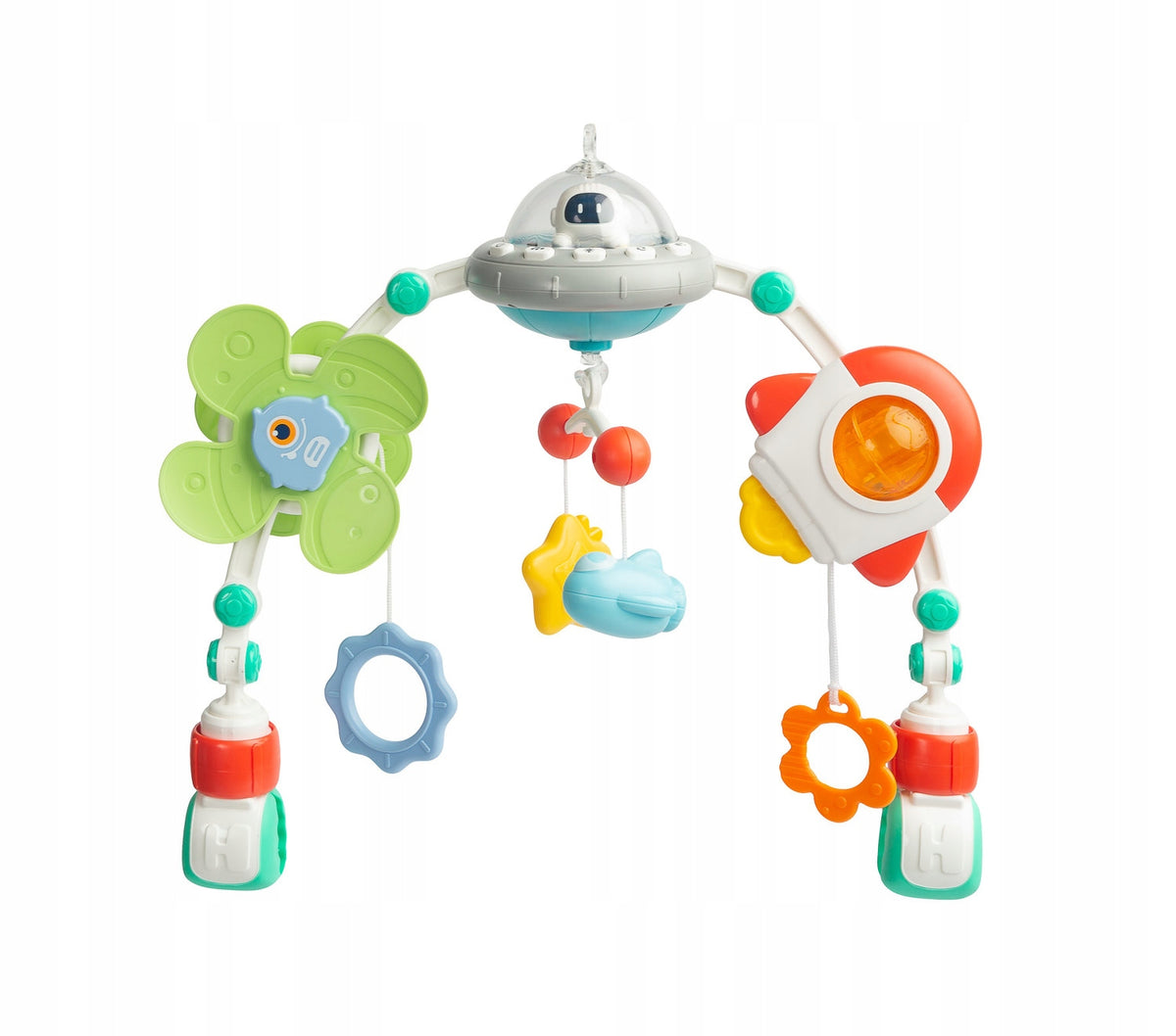 CRIB STROLLER HEADBAND PENDANT SENSORY RATTLE COLORFUL CAROUSEL