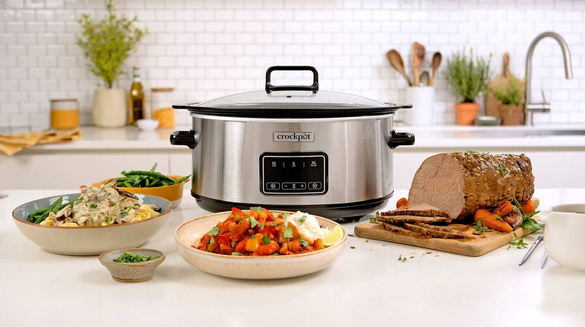 CROCK-POT SLOW COOKER 6.5L DIGITAL CONTROL STAINLESS STEEL SILVER Brand Crock-Pot