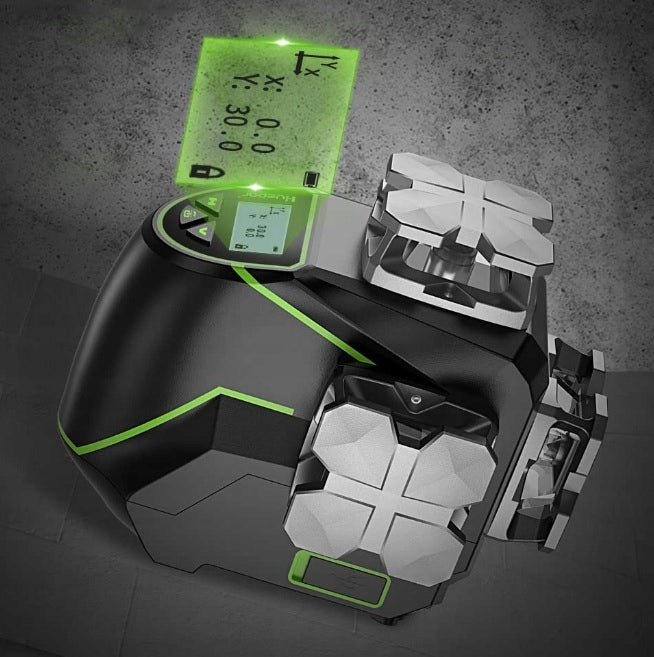 CROSS LASER 16 LINE 4D 360° 45m 0.2mm/m WITH REMOTE CONTROL LASER LEVEL Packaging status original