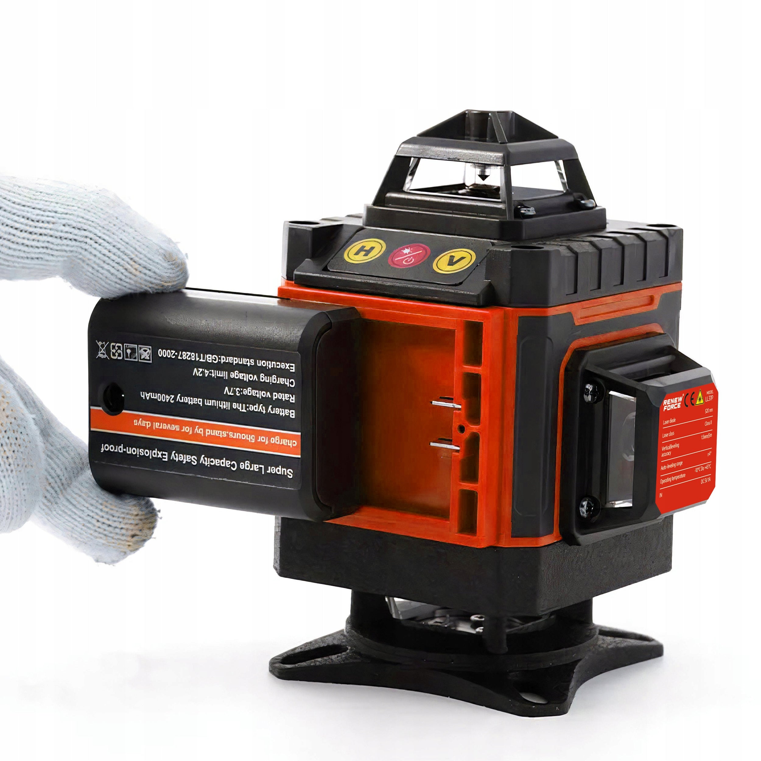 CROSS LASER 360 DEGREE 16 LINE LASER LEVEL PLANE REMOTE CONTROL Manufacturer code LASER KRZYŻOWY POZIOMICA LASEROWA 360