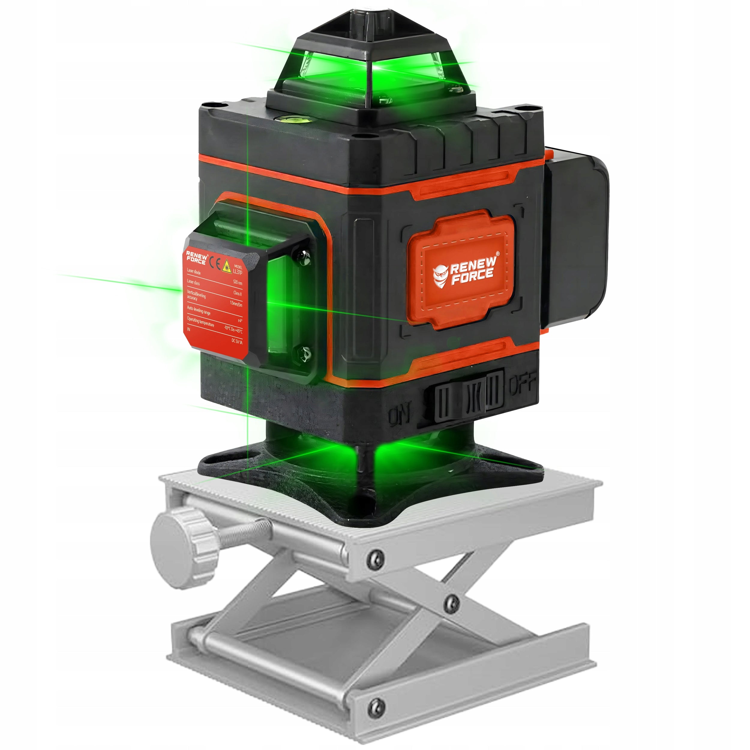 CROSS LASER 360 DEGREE 16 LINE LASER LEVEL PLANE REMOTE CONTROL Model POZIOMICA LASEROWA SAMOPOZIOMUJĄCA LASER KRZYŻOWY
