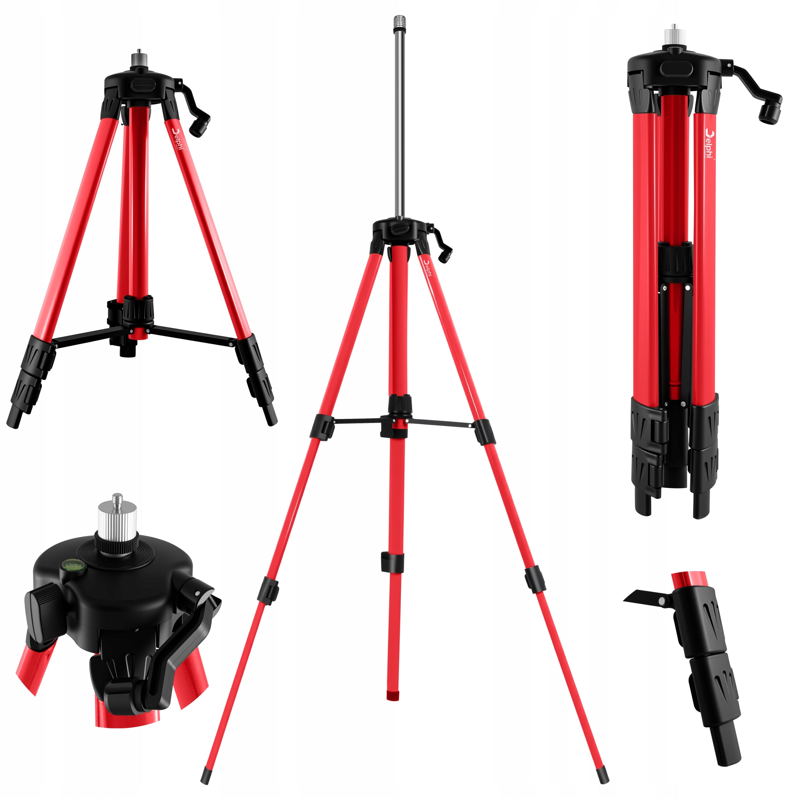 CROSS LASER Laser Level 16 Lines + TRIPOD 115 cm 4D Green 2xAKU Measurement accuracy (+/-) 3 mm