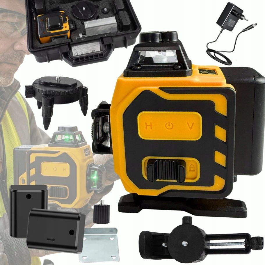 CROSS LASER STRONG LASER LEVEL WITH LCD 16 LINE 360 PRO