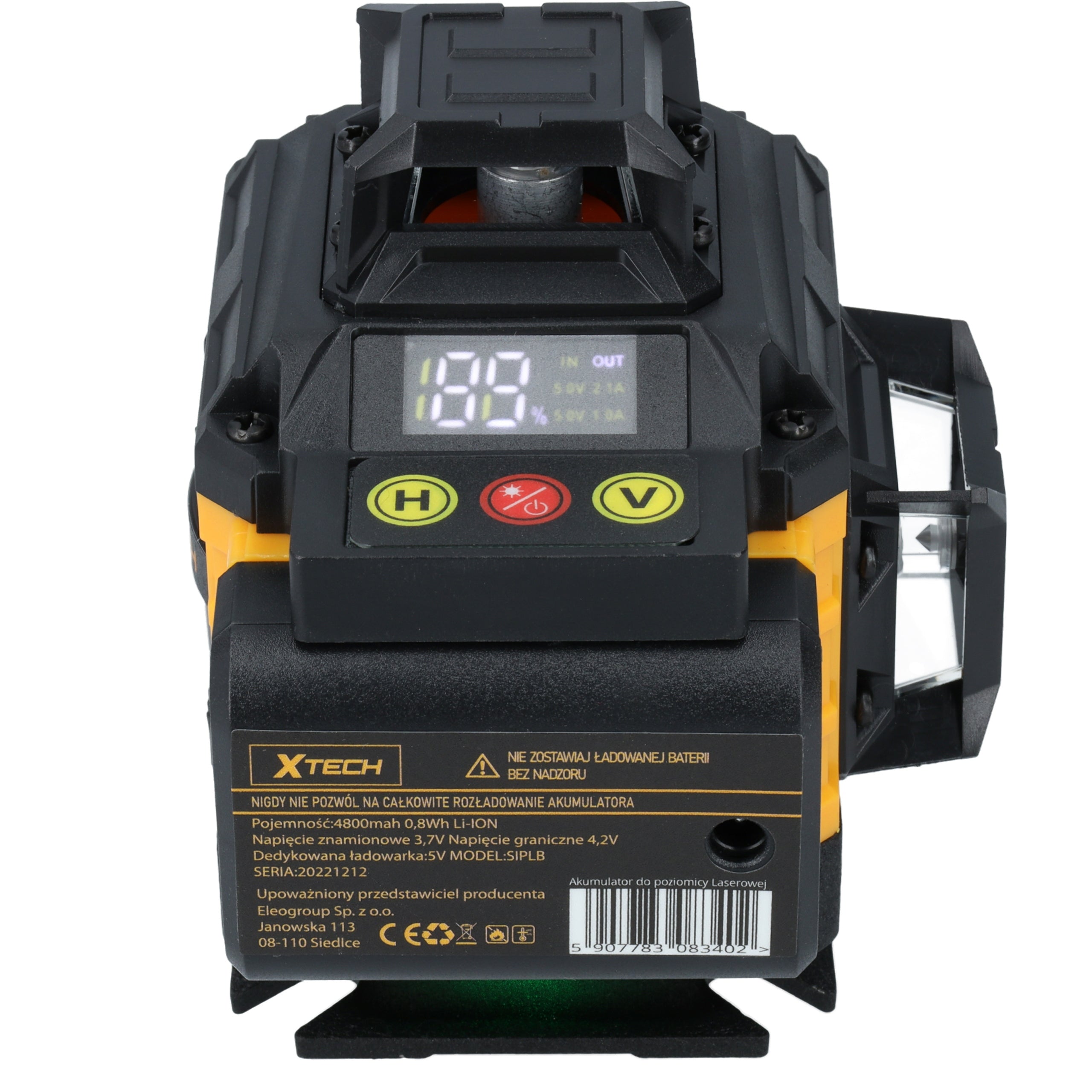 CROSS LASER XTECH LASER LEVEL SELF-LEVELING LASER TRIPOD 25 M Model POZIOMICA LASEROWA LASER SAMOPOZIOMUJĄCA STATYW