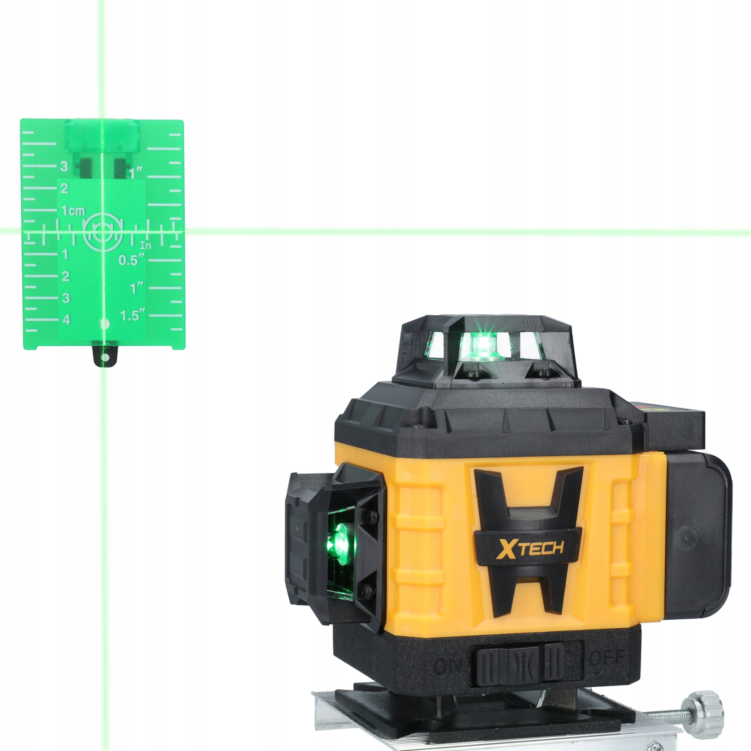 CROSS LASER XTECH LASER LEVEL SELF-LEVELING LASER TRIPOD 25 M Power supply rechargeable battery