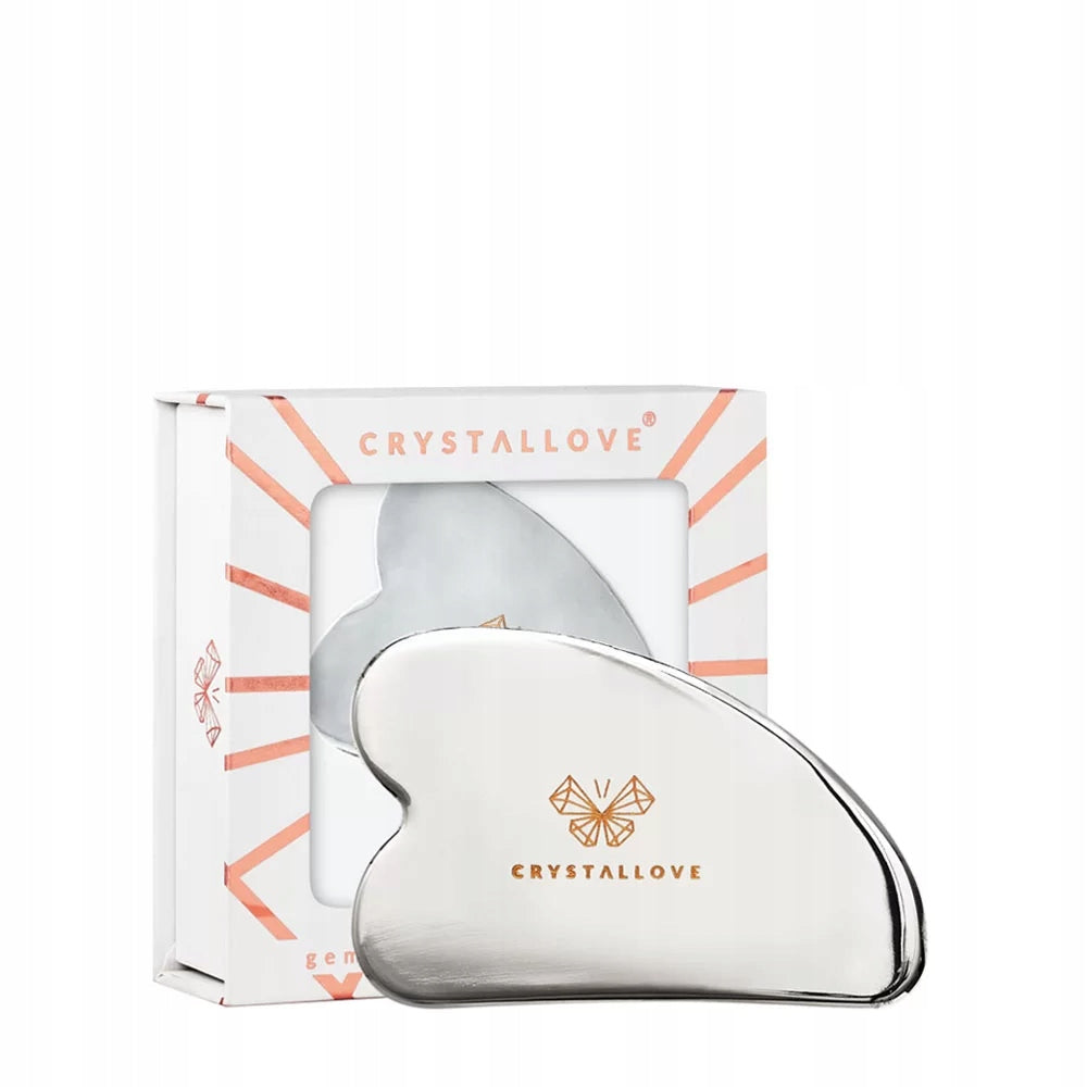 CRYSTALLOVE Cryo Ice Gua Sha - gua sha steel face massage plate no