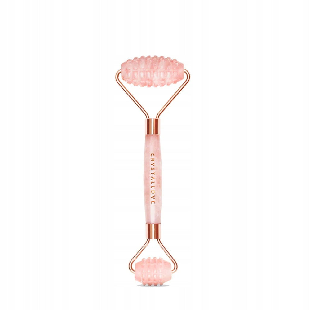 CRYSTALLOVE Rose Quartz 3D Face Massager Medical device no