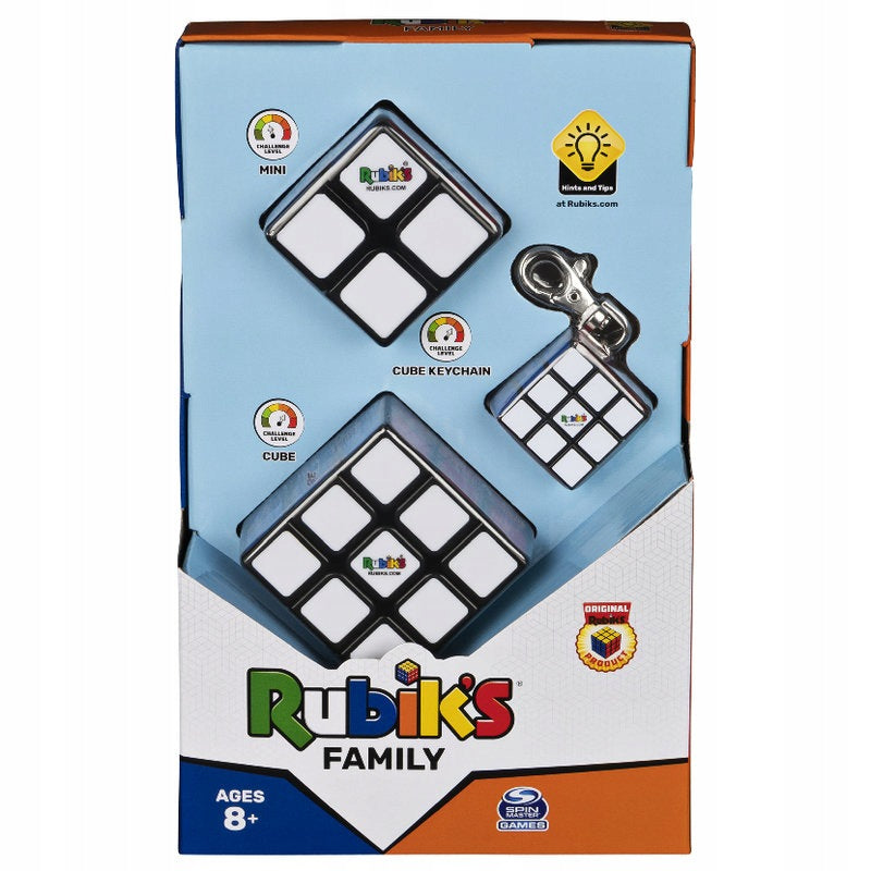 CUBE RUBIKA PUZZLE GAME FAMILY SET 3PCS PUZZLE ORIGINAL 3X3 Packaging status original